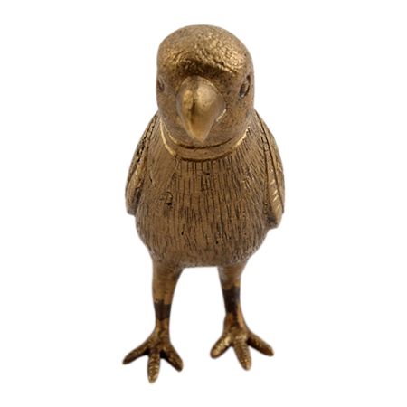 Bronze Brass Parrot Statue