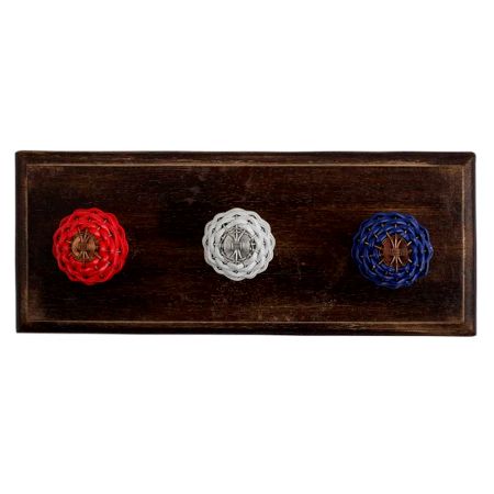 Mix Rexine Wire Wooden Hooks