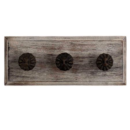 Antique Metal Wire Wooden Hooks