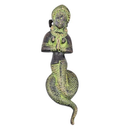 Serpent God Bronze Door Handle
