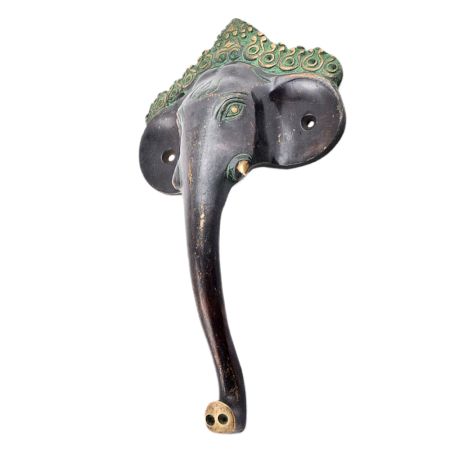 Ganesh Design Brass Door Handle