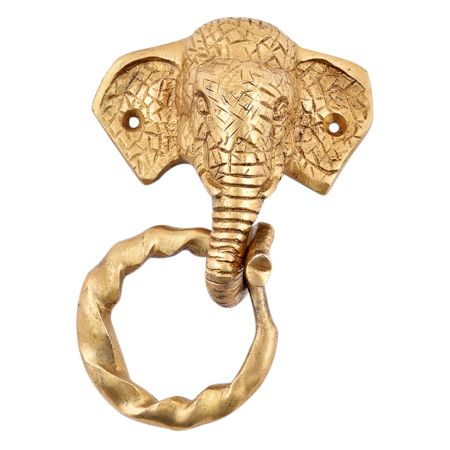 Elephant Face Door Knocker