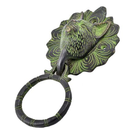 Cat Face Bronze Door Knocker