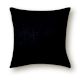 Black Solid Cushion Cover