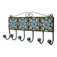 Green Floral Ceramic Tiles Hooks-474