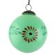 Green Round Flower Christmas Hanging