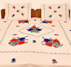 Peach Cotton Bedspread