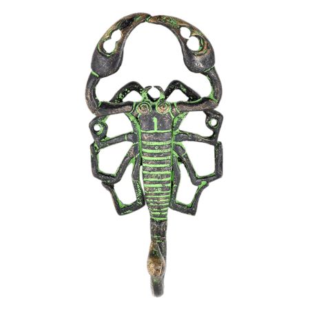Indian Brass Scorpion Figurine Wall Hooks