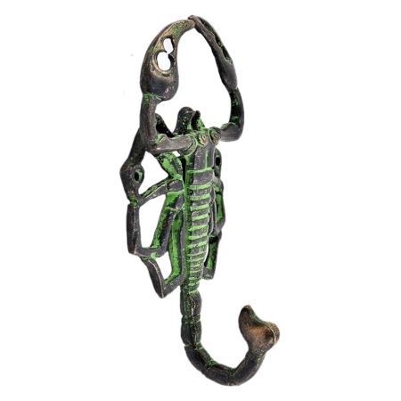 Indian Brass Scorpion Figurine Wall Hooks
