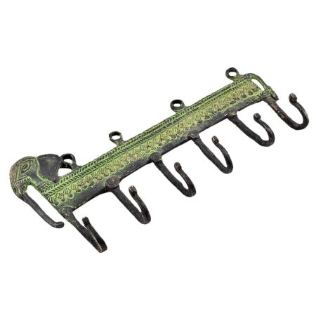 Hand Casted Elephant Design Hooks