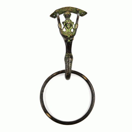 Mermaid Bronze Metal Towel Ring Holder