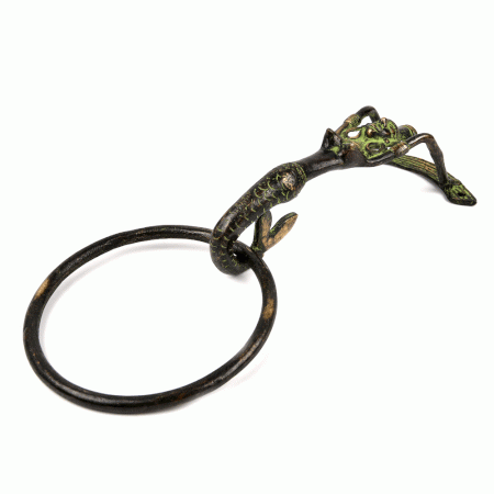 Mermaid Bronze Metal Towel Ring Holder