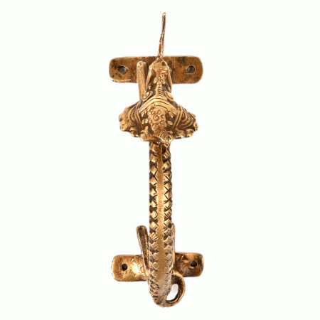 Dhokra Bronze Elephant Door Handle