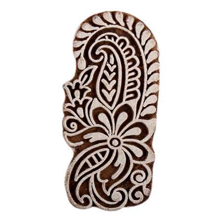 Set of 1 Piece New Wooden Printing Block