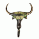 Bronze Tribal Bull Face Wall Hooks