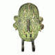 Bronze Face Mask Wall Hooks