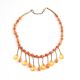 Orange Beads Handmade Necklace