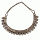 Oxidised Silver AlloyÂ Pulinagam Choker Necklace