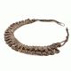 Silver Alloy Oxidized Choker Collar Necklace