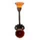 Amber Diamond Glass Cut Iron HooK