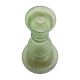 Green Pillar Glass Candle Holder (Set of 1 Piece)
