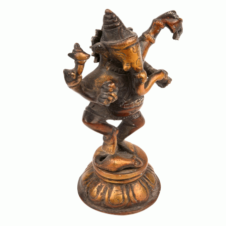 Ganesh Statue Holding Mango Tusk Water Noose