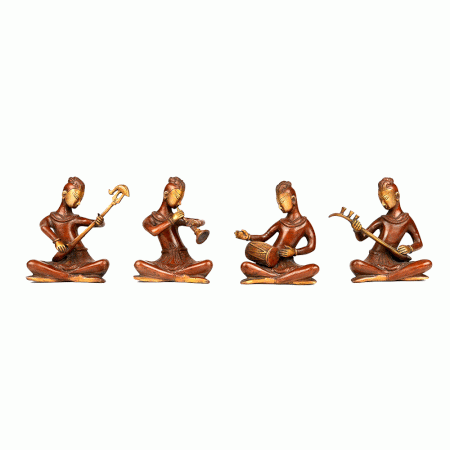 Ethnic Brass Musical Ladies 4 Pieces