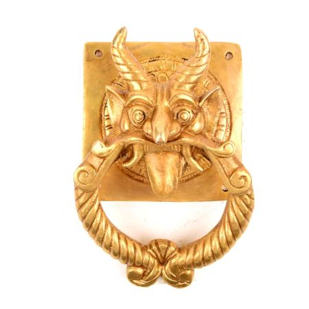 Brass Bronze Demon Devil Door Knocker