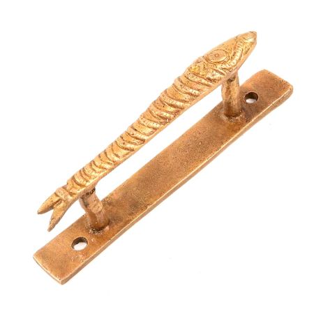 Brass Handcrafted Fish Handle