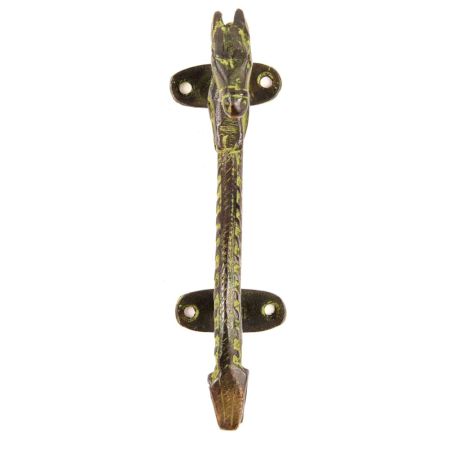 Brass Tribal Horse Door Handle
