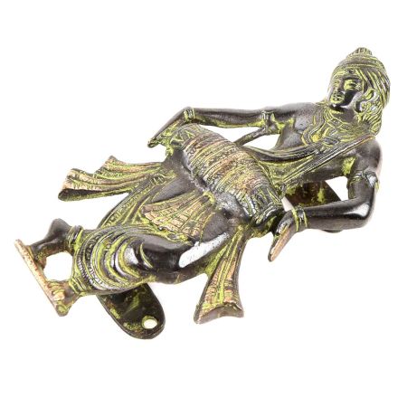 Indian Metal Figurine Male Door Handle