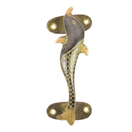 Hand Decor Dolphin Bronze Brass Door Handle