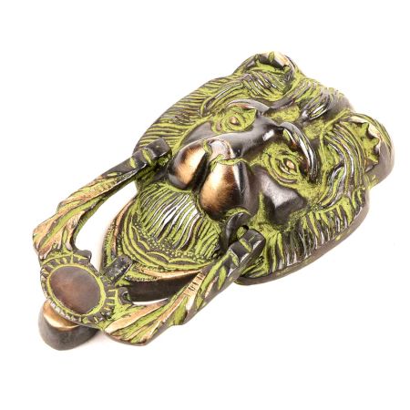 Black Bronze Door Knocker Lion