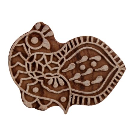 Set of 1 Piece New Wooden Printing Block