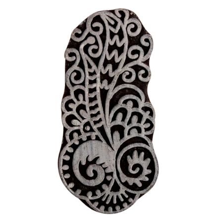 Set of 1 Piece New Wooden Printing Block