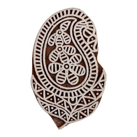 Set of 1 Piece New Wooden Printing Block