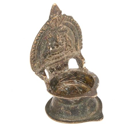 Hindu Laxmi Lamp Traditional Indian Ethnic Ritual Bronze Rare