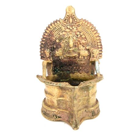 Traditional Bronze Kerala Oil Lamp