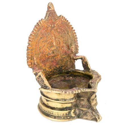 Bronze Lakshmi Villaku Puja Lamp