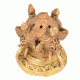 Bronze Incense Holder with Elephant God Face