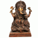 Seated Bronze Elephant God Ganesh Statue