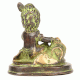 Baby Krishna Statue Brass Idol Hindu Art Sculpture