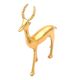 Vintage Brass Antelope Figurine