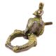 Black Brass Elephant Face Ring Door Knocker