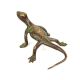 Vintage Brass Lizard Figurine Statue