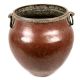 Large South Indian Hammered brass Water Storage Pot / Planter