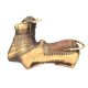 Sitting Bull Handmade Dhokra Art in Brass