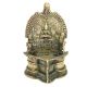 Bronze Oil Lamp with Lakshmi Motif