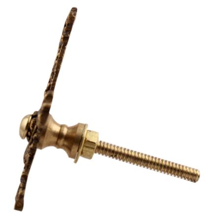 Brass Cross Drawer Knobs