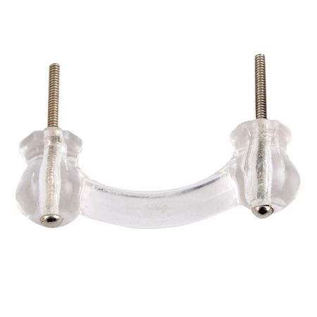 Clear Glass Dresser Handles